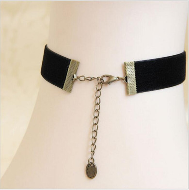 Gothic jewelry vintage lace necklaces & pendants women accessories choker necklace false collar statement necklaces