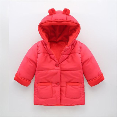 V-TREE Cotton snow wear coats boys girls winter snowsuit down baby snowsuit plus thick velvet infant snow jacket warm clothes