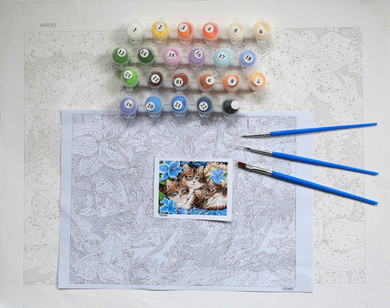 By Numbers Frameless Diy Oil Painting Picture Wall Acrylic Painting By Numbers Abstract Drawing By Numbers