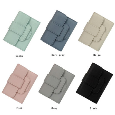 BVLRIGA Small Women Wallet Female Purse Ladies Artificial Leather Wallet Women Pink Credit Card Holder Coin Purse Clutch Walet