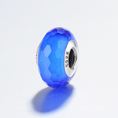 DIY 925 Sterling Silver Glass Large Hole Beads Bracelet Charm