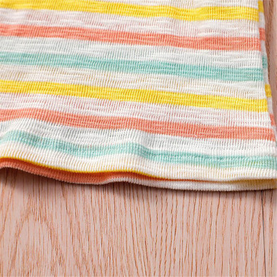 Girls Long Sleeve Striped Crew Neck Tees Girl T Shirts Wholesale