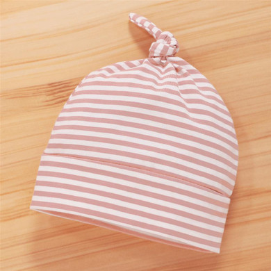 Baby Boy Striped Long Sleeve Button Romper & Pants & Hat Wholesale Baby Boutique Items