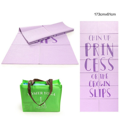 PVC Non-slip Foldable Yoga Mats For Fitness Slim Yoga Gym Exercise Mats Outdoor Pads Fitness Mat Easy Carry
