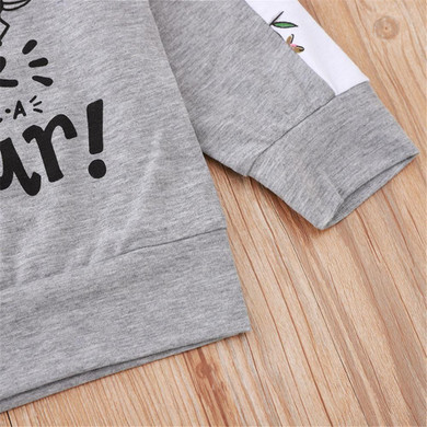 Boys Letter Printed Cartoon T-shirt & Trousers Boys Wholesale Clothing