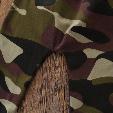 Baby Boys Short Sleeve T-shirt & Camo Pants Boys Summer Outfits