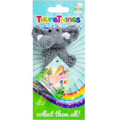 Elephant Finger Puppet (grey)