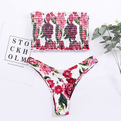 Floral Swimsuit Women Bikini Set