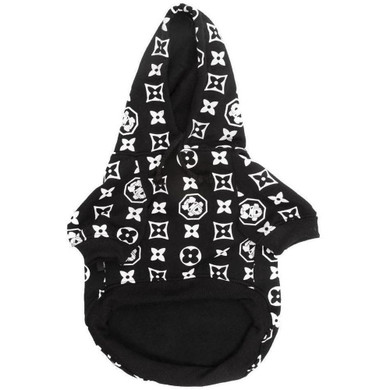 Monogram Hype Hoodie | Dog Clothing