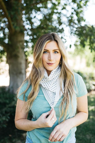 Boho Bandana Face Mask White