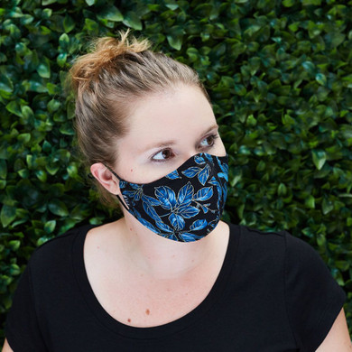 Silk + Cotton Cloth Face Mask - Athens in Autumn