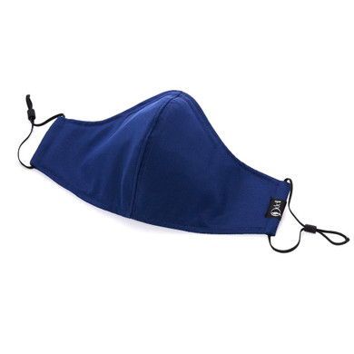 Silk + Cotton Cloth Face Mask - Gentleman Blue