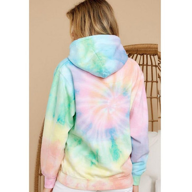Tie-dye Printed Long Sleeve Hoodies Sweatshirts