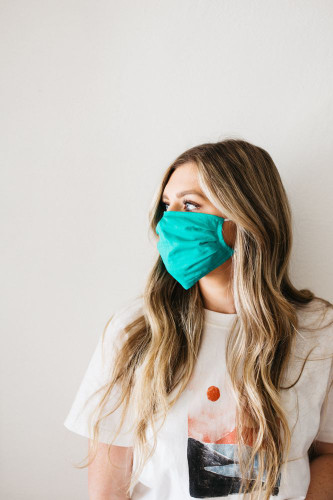 Pool Green Face Mask