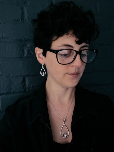 My Moon Teardrop Dangle Earrings