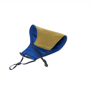 Silk Cloth Face Mask - Olive/Navy