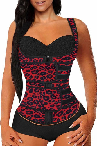 Leopard Latex Sport Girdle Waist Trainer