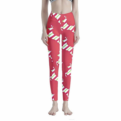 Christmas Deer Women's Workout Leggings