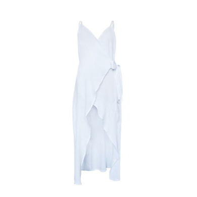 Women's Bohemian seaside vacation beach strap dress