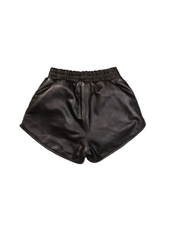 Women's Fashion High Waist Leather Shorts