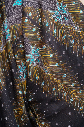 Brown Peacock Boho Hippie Jumpsuit Rompers