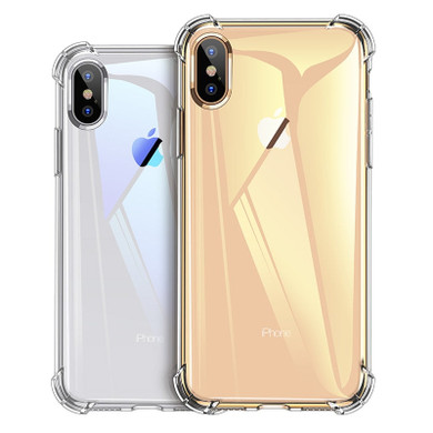 USLION Shockproof Armor Clear Case For iPhone 11 Pro Max XS Max XR X 8 7 6 6s Plus 5 5s SE Transparent Phone Cases Airbag Cover
