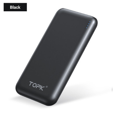TOPK Power Bank 10000mAh Portable Charger Quick Charge 3.0 Type C PD Fast Charge Powerbank Battery External Bank Pack for Xiaomi