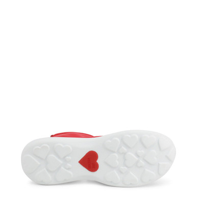 ETTENNA'S HOLLYWOOD - Love Moschino,  Women Sportwear hot red  slip on's