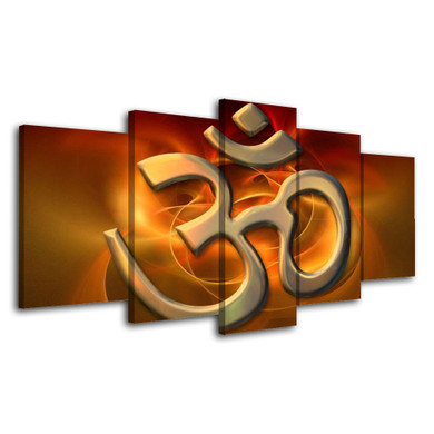 Painting Living Room Wall Art Cuadros Decoration 5 Pieces Hindu God Poster Canvas Print HD Modular Printed