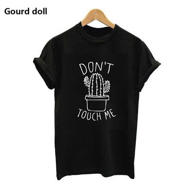 Cactus Printed Cotton Harajuku Summer Female Top T-shirts