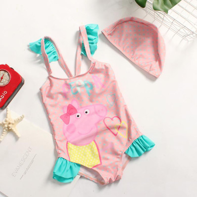 Cute Cartoon One Piece Swimsuit