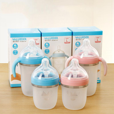 Baby Silicone Bottle Wide Caliber