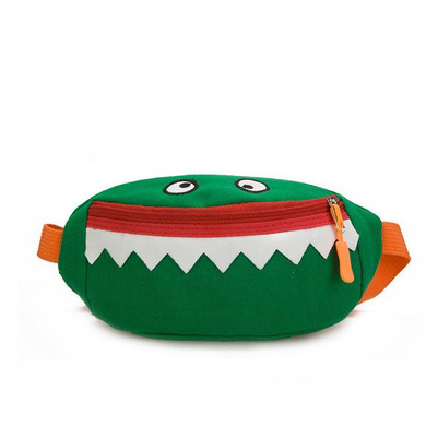 Kids Small Monster Cartoon Shark Waist Shoulder Bag
