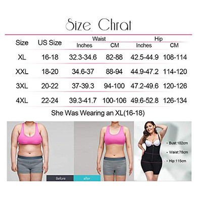 Women's Plus Size Firm Control Shapewear Open Bust Body Shaper faja