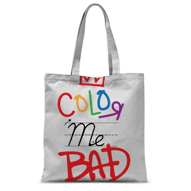 Color Me Bad Sublimation Tote Bag