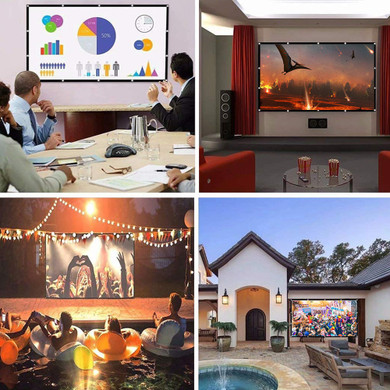 Foldable Home Projection Screen