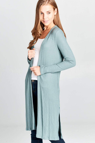 Waffle Knit Cardigan