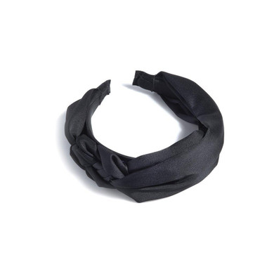 BRAIDED HEADBAND,BLACK