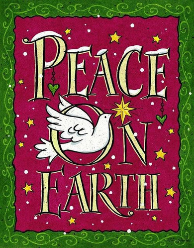 Boxed Christmas Cards: Peace On Earth Dove