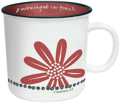 Scribbles Kitchen: Encouraged in Heart Coffee Mug