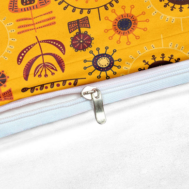 Yellow African Ethnic Bedding Set