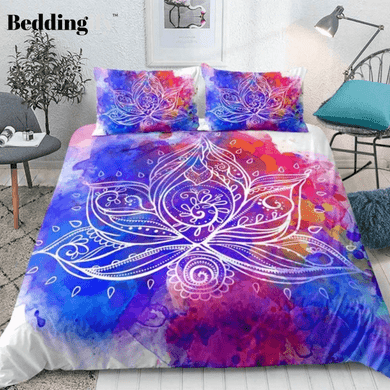 Bohemian Flower Pattern Bedding Set