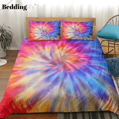 Splashing Watercolor Dreamy Tie-dyed Bedding Set