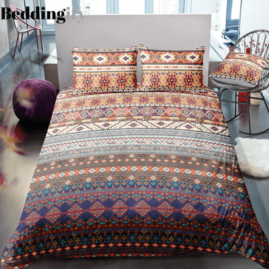 Indian inspired - Native American Aztec Bedding Set