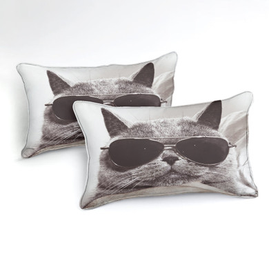 Sunglasses Cat Bedding Set