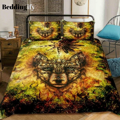 Teen Boho Wolf Bedding Set