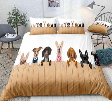 Cute Dogs GWBJ14816 Bedding Set