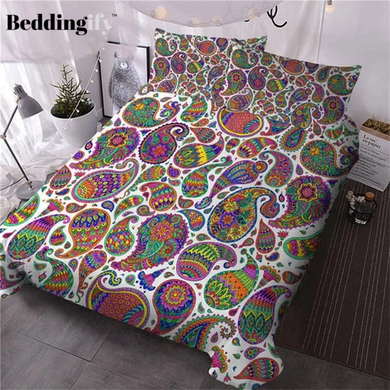 Floral Bohemian Bedding Set