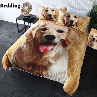 Lovely Dog Face Bedding Set