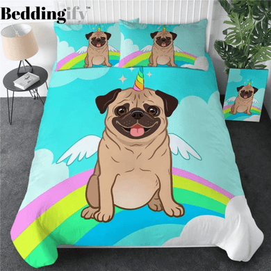 Pugicorn Bedding Set